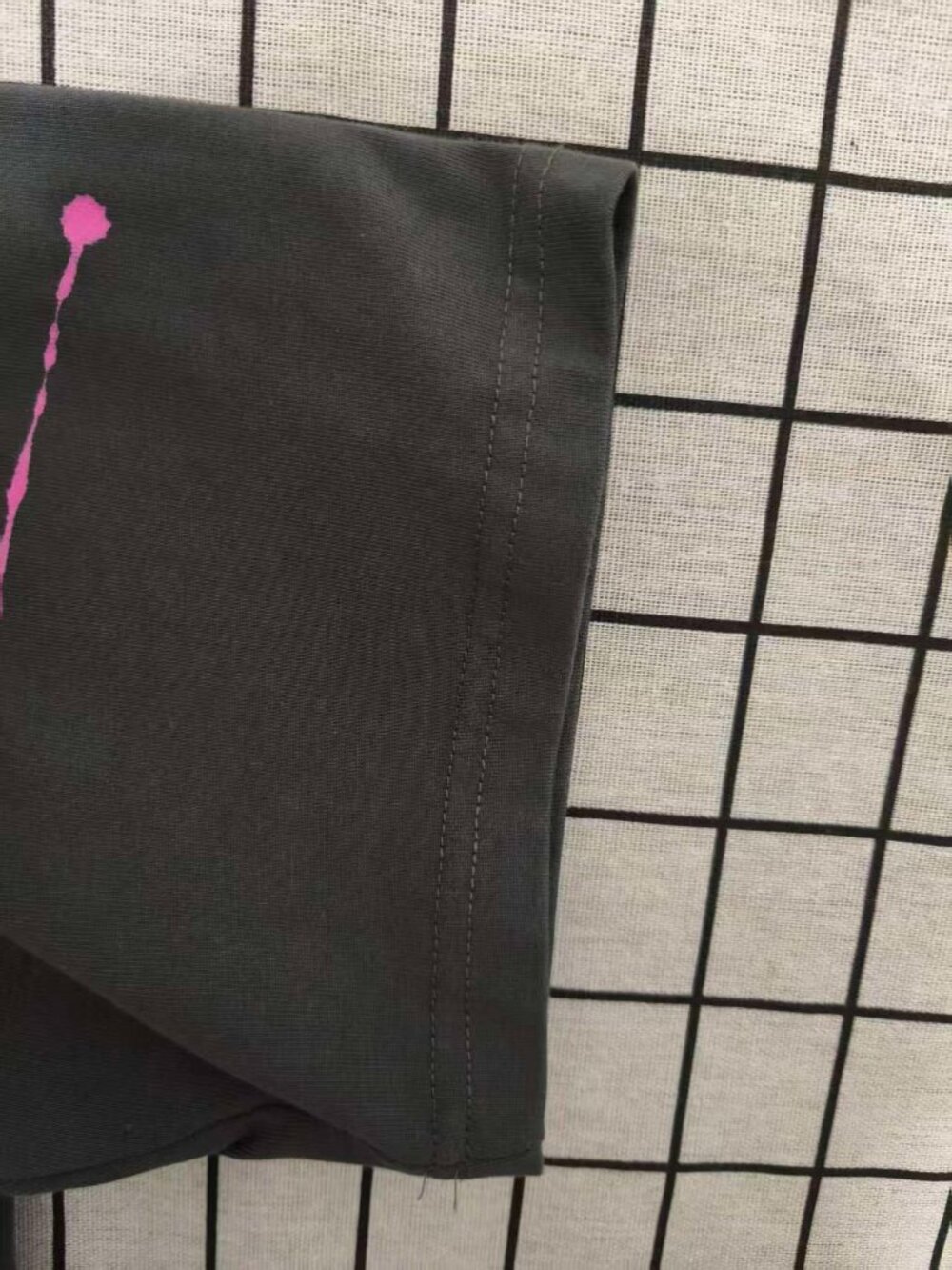 Chrome Hearts Black Pink Splash Print Unisex Short Sleeve T-shirt - Picture 3 of 9